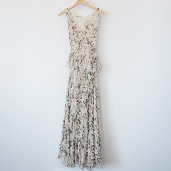 Boho Zimmerman Cream Maxi dress size 0 - Picture 1 of 10